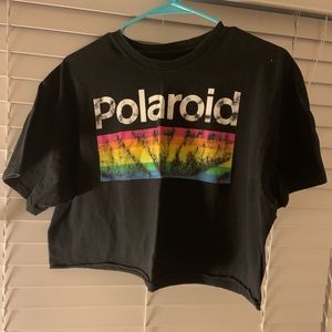 Mighty Fine x Polaroid crop top size L